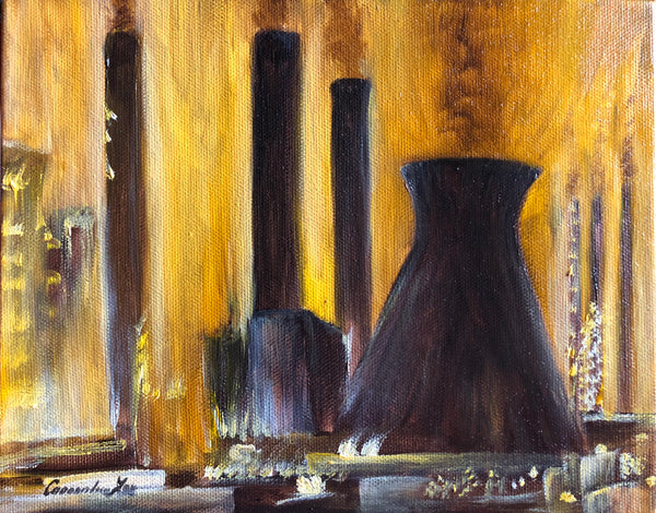 Refinery at Night